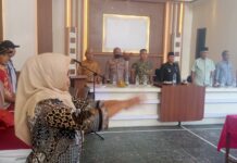 Kapolsek Ciawigebang Hadiri Pengangkatan dan Pemberhentian Pj Kepala Desa Cihirup