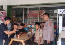 Polsek subang intensifkan patroli KRYD dialogis, cegah gangguan kamtibmas dan C3 di wilayah subang dan cilebak.