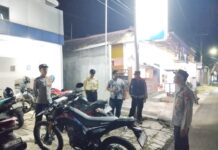 PERSONIL POLSEK SUBANG GELAR PATROLI MALAM HARI, ANTISIPASI C3 DAN GANGGUAN KAMTIBMAS.