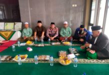 Kapolsek Cidahu AKP Amdan Saleh, S.H. Hadiri Gebyar Muharram 1448 H di Masjid Miftahussa’adah