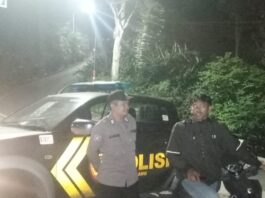PERSONIL POLSEK SUBANG LAKSANAKAN PATROLI, GUNA ANTISIPASI GANGGUAN KAMTIBMAS.