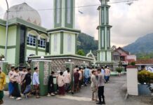 MERIAHKAN TAHUN BARU ISLAM, POLSEK SUBANG LAKUKAN PENGAMANAN.
