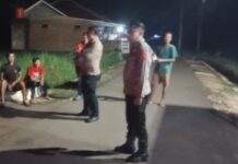 Cegah Kriminalitas dan Balap Liar, Anggota Polsek Ciawigebang Tingkatkan Patroli KRYD Malam Minggu