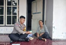 Bhabinkamtibmas Polsek Ciwaru Sambangi Warga, Berikan Edukasi dan Himbauan Kamtibmas