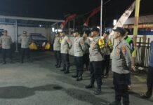 WUJUD NYATA SINERGITAS WILAYAH, POLSEK ZONA 3 LAKSANAKAN AGEL GABUNGAN PADA MALAM MINGGU, CEGAH GANGGUAN KAMTIBMAS.