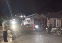ANTISIPASI GANGGUAN KAMTIBMAS, POLSEK SUBANG LAKUKAN PATROLI KRYD RUTIN MALAM MINGGU.