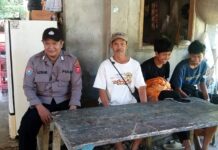 BHABINKAMTIBMAS DESA TANGKOLO KEC SUBANG SAMBANGI WARGA, BENTUK SINERGITAS DENGAN WARGA BINAAN.