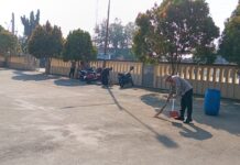 Polsek Ciawigebang Polres Kuningan Laksanakan Bhakti Religi di Masjid At Taqwa Desa Ciawigebang