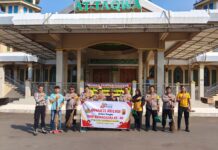 Jelang Hari Bhayangkara ke-80, Polsek Ciawigebang Giat Bhakti Religi di Masjid At Taqwa