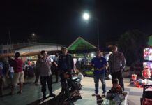 GIAT ANGGOTA PATROLI MEMBERIKAN HIMBAUAN AGAR TETAP JAGA KEAMANAN