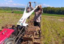 Polsek Ciawigebang Bersama Kelompok Tani Cibangbara Desa Mekarjaya Olah Lahan 1 Hektar untuk Penanaman Jagung Hibrida Dukung Ketahanan Pangan