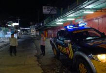 Polsek Mandirancan Gelar Patroli KRYD Malam, Antisipasi Kerawanan dan Larang Takbir Keliling Guna Jaga Ketertiban