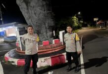 Sinergitas Pintu Perbatasan, Personel Polsek Mandirancan Ajak Warga Cegah Masuknya Kriminalitas Jalanan