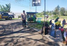 Piket Polsek Kramatmulya Laksanakan Patroli Siang, Antisipasi C3 dan Gangguan Kamtibmas Sambangi Warga Masyarakat Desa Cikaso