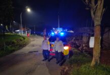 Menembus Kabut Dini Hari di Tapal Batas, Personel Polsek Mandirancan Rajut Solidaritas Jaga Pintu Masuk Cirea