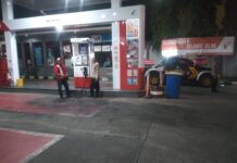 Kapolsek Beserta Anggota Polsek Kramatmulya Gelar Patroli Malam, Antisipasi C3 dan Gangguan Kamtibmas Sambangi SPBU Desa Cilowa