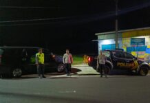 Kapolsek Mandirancan AKP Atang Mulyana, S.E. Kendalikan Patroli Dini Hari, Sisir Perimeter Terluar Perbatasan Cirebon – Kuningan