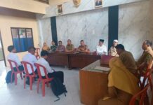 Kapolsek Pancalang Bersama Bhabinkamtibmas Monitoring Uji Kompetensi Seleksi Penjaringan Perangkat Desa Rajawetan, Pastikan Proses Berjalan Aman dan Kondusif