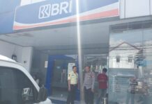Gelar Patroli Siang Polsek Kramatmulya, Antisipasi C3 dan Gangguan Kamtibmas Sambangi Security Bank BRI