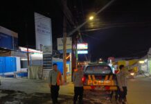 Sikat Kejahatan Jalanan, Kapolsek Mandirancan AKP Atang Mulyana, S.E. Pimpin Langsung Patroli KRYD Malam Hari