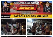 Polsek Cilimus Intensifkan Patroli Dini Hari untuk Cegah C3, Balap Liar, dan Geng Motor