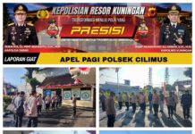 Polsek Cilimus Bangun Profesionalisme Anggota Melalui Apel Pagi Rutin