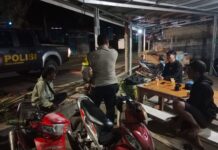 Patroli KRYD Malam Hari, Anggota Polsek Ciawigebang Intensifkan Himbauan Kamtibmas Jelang Hari Bhayangkara ke-80