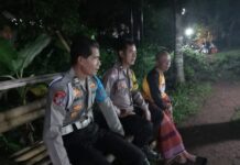 Anggota Polsek Ciawigebang Tingkatkan Patroli KRYD Malam Hari Jelang Hari Bhayangkara ke-80