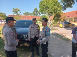 Polsek Ciawigebang Wujudkan Kamtibmas Kondusif Melalui Pengamanan Tasyakuran Ponpes Riyadul Awamil di Desa Geresik