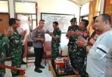 Koramil Ciwaru Berikan Kejutan Hari Bhayangkara ke-80, Wujud Sinergitas TNI-Polri Semakin Solid