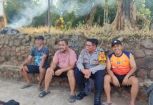 Bhabinkamtibmas Desa Margacina Aiptu Andi Rosdiana Pererat Kemitraan dengan Warga Melalui Kegiatan Sambang