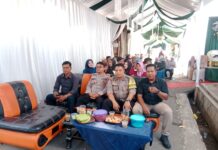 Bhabinkamtibmas Polsek Ciawigebang Amankan Kegiatan Hiburan Organ Dangdut di Desa Ciawigebang