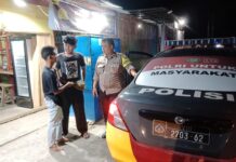 Cegah C3 dan Gangguan Kamtibmas, Personel Polsek Ciawigebang Gencarkan Patroli KRYD Malam Minggu