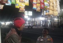 Personel Polsek Ciawigebang Perketat Patroli Malam Minggu Demi Menjaga Kamtibmas