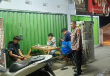POLSEK SUBANG GIATKAN PATROLI CEGAH GANGGUAN KAMTIBMAS.