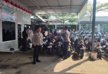 Cegah Curanmor, Personel Polsek Ciawigebang Intensifkan Patroli KRYD Siang Hari di Area Parkir Dino Waterpark