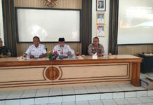 Wakili Kapolsek, Kanit Samapta Polsek Ciawigebang Hadiri Rapat Koordinasi Tingkat Kecamatan Ciawigebang