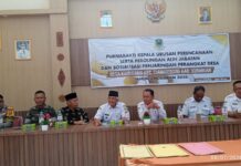 Bhabinkamtibmas Desa Kadurama Hadiri Purna Bakti dan Alih Jabatan Perangkat Desa