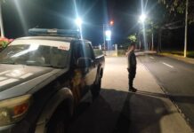 Patroli KRYD Malam Hari, Bhabinkamtibmas Polsek Ciawigebang Antisipasi C3 di Jalan Raya Cipicung