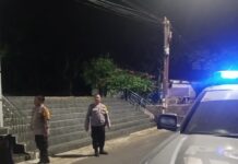 Cegah C3 dan Gangguan Kamtibmas, Bhabinkamtibmas Polsek Ciawigebang Gelar Patroli KRYD Malam Hari di Desa Mekarjaya