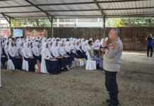Kapolsek Luragung Menjadi Pemateri bagi Siswa Baru SMKN 1 Luragung