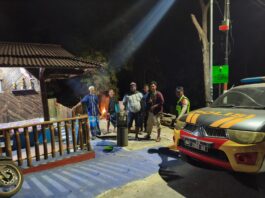 CEGAH GANGGUAN KAMTIBMAS PADA MALAM MINGGU POLSEK SUBANG GIATKAN PATROLI KRYD.