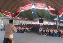 Polsek Ciawigebang Bekali Siswa Baru SMK Negeri 5 Kuningan dengan Pesan Kamtibmas