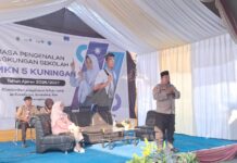 Polsek Ciawigebang Berikan Pembinaan Kamtibmas kepada Siswa Baru SMK Negeri 5 Kuningan