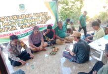 Bhabinkamtibmas Desa Kadurama Hadiri Musyawarah Dusun Penyusunan Anggaran Tahun 2027 di Dusun Pahing untuk Dukung Pembangunan Desa