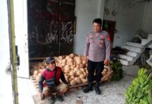 POLSEK SUBANG GIAT PATROLI SAMBANG, SAMPAIKAN PESAN KAMTIBMAS.