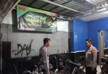 KA SPKT I Polsek Luragung, Pimpin Patroli Malam Demi Keamanan Warga