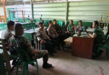 Kapolsek Ciawigebang Jalin Silaturahmi ke Koramil 1509/Ciawigebang, Perkuat Sinergitas TNI–Polri