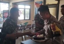 Kejutan Manis dari Koramil Ciawigebang untuk Polsek Ciawigebang di Hari Bhayangkara ke-80