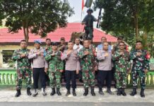 Sinergitas TNI-Polri di Ciwaru Semakin Solid, Perkuat Kebersamaan Demi Kamtibmas Kondusif